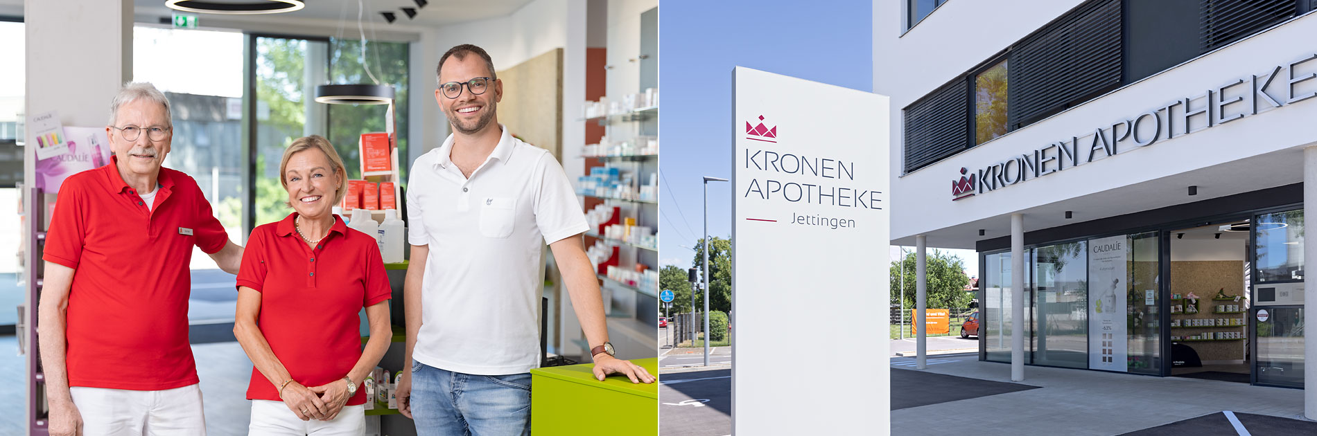 Familie Melzer in der Kronen Apotheke in Ichenhausen zwischen Günzburg und Krumbach.