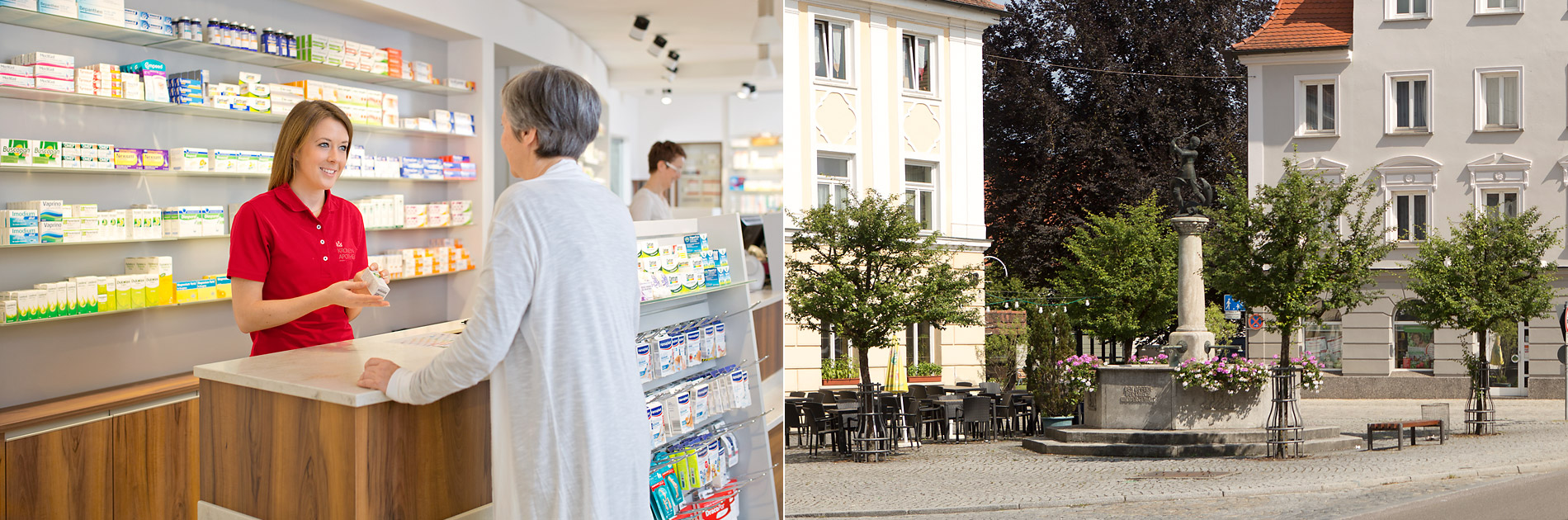 Außengebaeude - Kronen Apotheke Melzer Ichenhausen